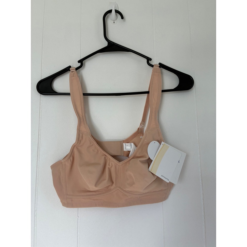 NWT Amoena 80A Beige Post Surgery Mastectomy Comfort Bra New With‎ Tags